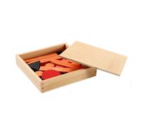 LLTCMYGS Montessori Reading Analysis Board, Wooden Language & Reading Toy for Toddlers
