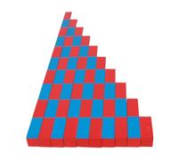 LLTCMYGS Montessori Red & Blue Number Rods, Early Math Learning & Fine Motor Skill Development Tool