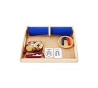 LLTCMYGS Montessori Science Magnet Set Toys, Science And Culture Experiment Toys