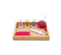 LLTCMYGS Montessori Sewing Work Set Teaching AIDS, Pre-School Fine Motor Development