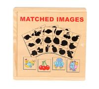LLTCMYGS Montessori Shadow Matching Puzzle, Matching Card Memory Games
