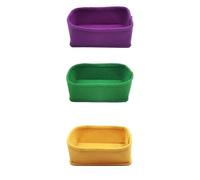 LLTCMYGS Montessori Storage Basket for Nursery, Daily Life And Work Storage Box (3 Pieces)