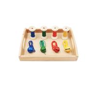 LLTCMYGS Montessori Winding Set, Learning And Development Toy, Color Cognitive Development