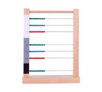 LLTCMYGS Montessori Wood Bead Frame Abacus, Kids's Preschool Mathematics Teaching AIDS,large