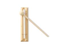 LLTCMYGS Montessori Wood Single-Tone Orff Chime Bar Instrument with Mallet, Hand-Held Chimes for Classroom Management
