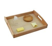 LLTCMYGS Montessori Wood Waxing Educational Tools, Montessori Sensory Toys for Developing Fine Motor Skills