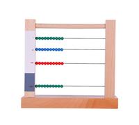 LLTCMYGS Montessori Wooden Bead Frame, Math Beads Materials for Toddlers, Preschool STEM Toy