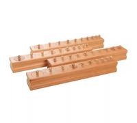 LLTCMYGS Montessori Wooden Cylindrical Socket Teaching Aid, Professional Sensory Cylindrical Socket