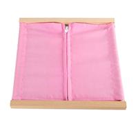 LLTCMYGS Montessori Wooden Dressing Learning Board, Clothing Skills Learning Aid,Model B