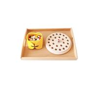 LLTCMYGS Montessori Wooden Kids's Memory Chess Toys, Logical Thinking Training Toys