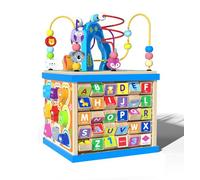 LLTCMYGS Montessori Wooden Multi-Functional Intelligence Box Toy, Multipurpose Baby Educational Developmental Toy