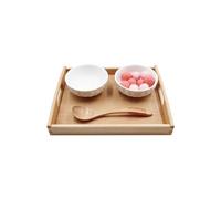 LLTCMYGS Montessori Wooden Spoon Scooping Ball Sensory Action Teaching Aid, Hand-Eye Coordinated Development