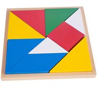 LLTCMYGS Montessori Wooden Tangram Thinking Puzzle Toys, Brain Teasers for Cultivating Logical Ability