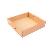 LLTCMYGS Montessori Wooden Thousand Cubes, 45 Hundred Plates, 9 Thousand Cubes & Trays,B tray