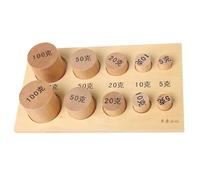 LLTCMYGS Montessori Wooden Weight Teaching AIDS, Sensory Teaching AIDS for Early Preschool Development