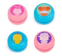 LLTCMYGS Montessori Wooden Yo-Yo Toys, Beginner Yo-Yo with String (4 Pieces)