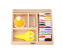 LLTCMYGS Sewing Work Set Toys, Montessori Sewing Fine Motor Development Toys (Advanced Edition)
