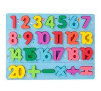 LLTCMYGS Wooden Alphabet Number Shape Puzzle, Montessori Early Learning Toy, Letter Number Recognition,Model B