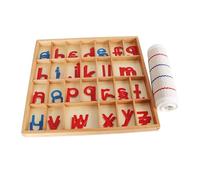 LLTCMYGS Wooden Movable Letter Box Set, Montessori Alphabet Learning Materials And Teaching AIDS,Model A