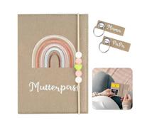 LLTLGF Maternity Log Protective Cover Made of Felt with Compartments, Maternity Log Protective Cover, Maternity Log with Elastic Band, for Insurance Cards, Mothers Vaccination Certificate Cover and