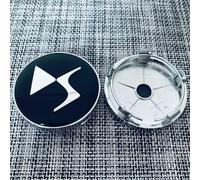 LLTSNT 4 Pcs Hub Centre Caps for DS 60mm, Wheel Centre Caps Wheel Hub Covers Hub Center Badge Hub Caps Logo Covers Car Accessories,Silver