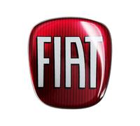 LLTSNT Car Emblem Badge Sticker for fiat 500,71 x 65 mm,Car Emblems Badge Hood Trunk Emblem Front Grille Replacement Emblem Front and Rear Trunk Logo Car Accessories
