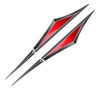 LLTSNT Car Emblem Badge Sticker for Mercedes Benz AMG,Car Emblems Badge Hood Trunk Emblem Front Grille Replacement Emblem Front and Rear Trunk Logo Car Accessories,B