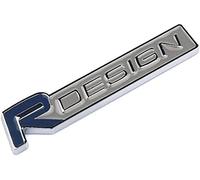 LLTSNT Car Emblem Badge Sticker for Volvo R DESIGN XC60 V70 S60 V40 V60 C30 V50,Car Emblems Badge Hood Trunk Emblem Front Grille Replacement Emblem Front and Rear Trunk Logo Car Accessories