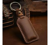 LLTSNT Car Key Bag for Volvo S60 V60 S90 V90 Xc40 C40 Xc60 Xc90 Polestar 2 3 4 5 6,Leather Car Key Case Car Key Cover Key Fob Cover Keyring Accessories Key Shell Holder Keychain Key Bag Protector