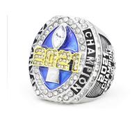 LLUCH 2021 Fantasy Football Championship Ring FFL League Champion Rings Rugby Fan Friend Gifts Souvenir Office Room Showcase Ornaments,10 Months