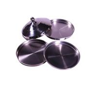 lluofeng Stage Prop Fire Pan to Magic Prop - Double-Layer Stainless Steel Stage Magic Trick