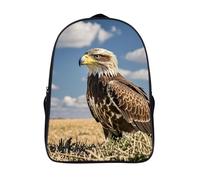 LLUTSNTH A Sloth And A Baby Sloth Laptop Backpack for Men & Women Travel Daypack with Pockets, Work Bag for Office 16 In, A Lone Eagle, 40x28x16cm, Daypack Backpacks