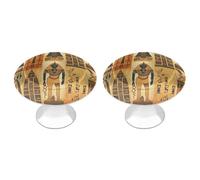 LLUTSNTH Ancient Egypt Tribe Series Kitchen Cabinet Knobs Drawer Pulls Dresser Knobs Cabinet Pull Modern Dresser Handle Stainless Steel Drawer Handles Door Handles Cupboard Pulls 2Pcs
