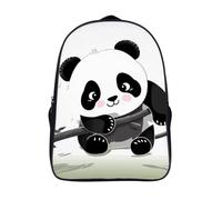 LLUTSNTH Baby Panda with Glasses Laptop Backpack for Men & Women Travel Daypack with Pockets, Work Bag for Office 16 In, Cute Pandas, 40x28x16cm