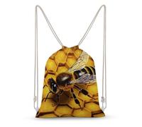 LLUTSNTH Chinese Dragon Drawstring Backpack for Women - Large Canvas Sackpack, Gym Sport Travel Bag, Drawstring Bags
