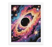 LLUTSNTH Comic Cosmos Paint by Numbers Kits for Adults DIY Beginners Paint by Number Kits on Canvas Digital Oil Number Painting, Easy Canvas Art Print Kit for Home Decor Gift 50x40cm