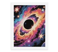 LLUTSNTH Comic Cosmos Paint by Numbers Kits for Adults DIY Beginners Paint by Number Kits on Canvas Digital Oil Number Painting, Easy Canvas Art Print Kit for Home Decor Gift 40x30cm