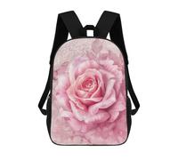 LLUTSNTH Delicate Peach Butterfly 17 Inch Laptop Backpack for Men Women Travel Daypack with Pockets Work Bag for Office