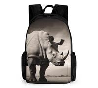 LLUTSNTH Lilac Flowers Backpack with Pocket - 15.6-inch Laptop Sleeve Bag Casual Daypack for Work And Travel, South Africa Animal, 42x30.5cm, Daypack Backpacks
