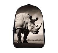 LLUTSNTH Lilac Flowers Laptop Backpack for Men & Women Travel Daypack with Pockets, Work Bag for Office 16 In, South Africa Animal, 40x28x16cm