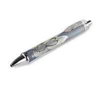 LLUTSNTH Love Swan And Heart Shape Ballpoint Pens Black Medium Point 0.55mm Ball Point Pen Retractable Office Pens with Super Soft Grip Writing Ink Pen for Men Women 1 PCS