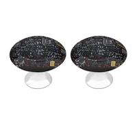 LLUTSNTH Mathematics and Physics Kitchen Cabinet Knobs Drawer Pulls Dresser Knobs Cabinet Pull Modern Dresser Handle Stainless Steel Drawer Handles Door Handles Cupboard Pulls 2Pcs
