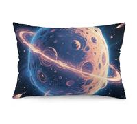 LLUTSNTH Mysterious Planet Lumbar Throw Pillow Covers 12 "x20 Decorative Rectangle Pillowcase with Hidden Zipper Pillow Case Soft Cushion Cover for Couch Bedroom Living Room Only Cover No Insert