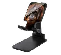 LLUTSNTH Orangutan Taking Photo Cell Phone Stand for Desk - Adjustable Foldable Desktop Phone Holder Cradle Dock, Portable Adjustable Stand Compatible with 4-13 Inch Smartphones & Tablets