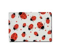 LLUTSNTH Outdoor Metal Wall Decorations Rustic Wall Art Hanging Walls Painting Ladybugs Pattern Infinite Speckled Aluminum Retro Tin Sign Metal Signs Decor for Yard Backyard Patio Porch Decor