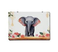 LLUTSNTH Outdoor Metal Wall Decorations Rustic Wall Art Hanging Walls Painting Lucky Elephant Aluminum Retro Tin Sign Metal Signs Decor for Yard Backyard Patio Porch Decor