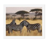 LLUTSNTH Paint by Numbers Kits for Adults, DIY Beginners Paint by Number Kits on Canvas, Africa Grassland Zebra Digital Oil Number Painting, Easy Canvas Art Print Kit for Home Decor Gift 40x50cm