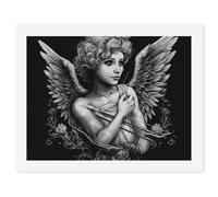 LLUTSNTH Paint by Numbers Kits for Adults, DIY Beginners Paint by Number Kits on Canvas, Angel Portrait Style Digital Oil Number Painting, Easy Canvas Art Print Kit for Home Decor Gift 30x40cm