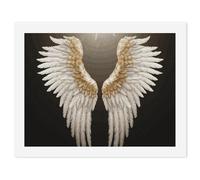LLUTSNTH Paint by Numbers Kits for Adults, DIY Beginners Paint by Number Kits on Canvas, Angel Wing Digital Oil Number Painting, Easy Canvas Art Print Kit for Home Decor Gift 30x40cm