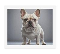LLUTSNTH Paint by Numbers Kits for Adults, DIY Beginners Paint by Number Kits on Canvas, French Bulldog Digital Oil Number Painting, Easy Canvas Art Print Kit for Home Decor Gift 40x50cm